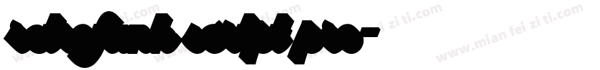 retrofunk scrtpt pro字体转换